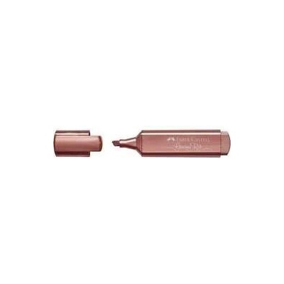 Faber-Castell 154673 Textliner 46 Metallic metalický červený