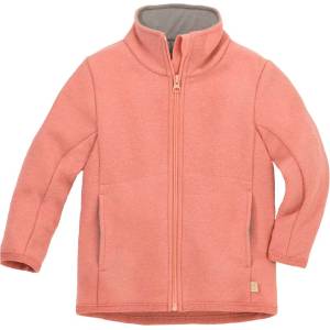 disana Детско вълнено яке disana Kids' Zip-Up Jacket Merino jacket - Softpink - размер 74/80 (EU) (703-5402-0311)