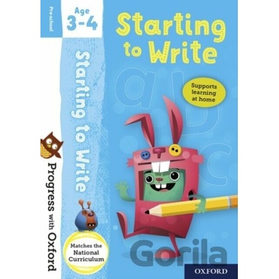 Progress with Oxford: Starting to Write Age 3-4