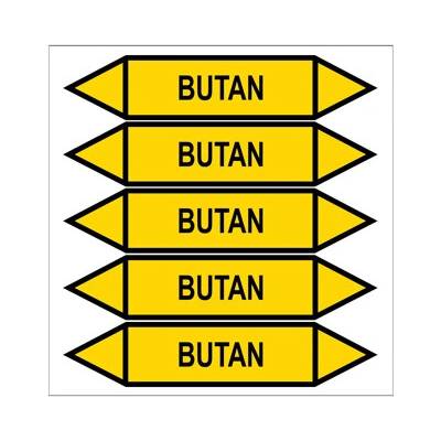 Značení potrubí, butan PZGL 007392