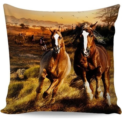 Matějovský SAVANA kone Bavlna de luxe digital 40 x 40 cm