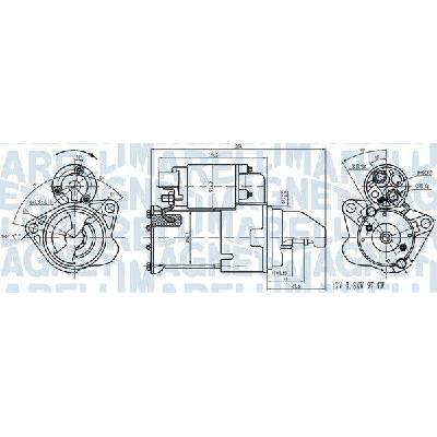 Startér MAGNETI MARELLI 063721543010