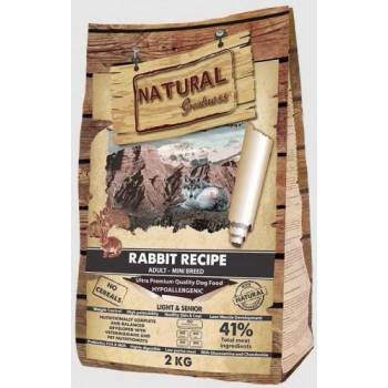 Natural Greatness Rabbit Recipe Mini Senior & Mini Light - Рецепта Заек, за израстнли кучета от мини породи, с наднормено тегло 2 кг ASK81MI02