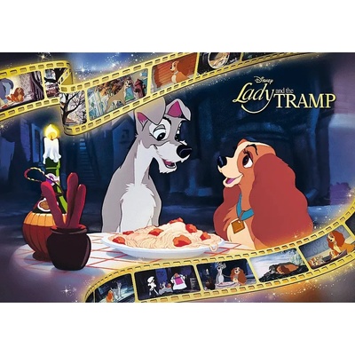 Trefl - Puzzle Premium Plus: Lady and the Tramp - 1 000 piese
