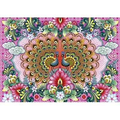 Educa - Puzzle Bengal Peacocks - 1 500 piese