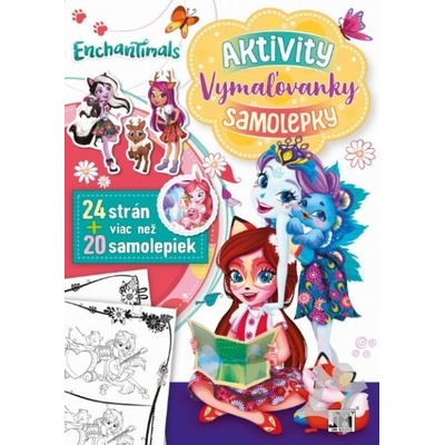 Jiri Models 2023 1 vymaľovanka A4 Enchantimals