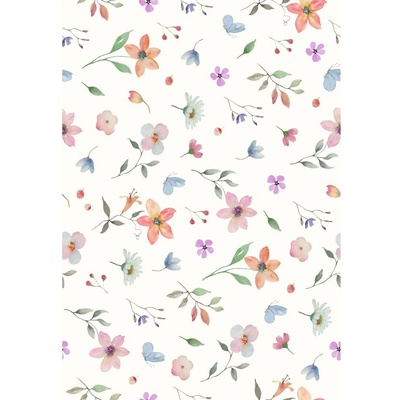 Vitaus Килим подходящ за пране 160x230 cm Floral - Vitaus (KRN-6356-160x230)