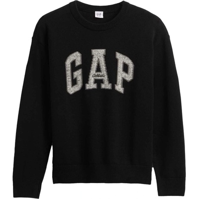 GAP V-JPN Athletic Logo Intarsia Crew čierna