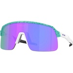 Oakley Мъжки очила за колоездене Oakley Sutro Lite S3 Cycling glasses - Celeste Splatter / Prizm Violet - размер One Size (205-7450-0111)