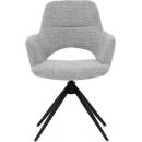 Autronic DCH-D1320 GREY2 šedá látka černý kov