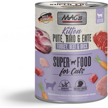 MAC's Cat Kitten morčacie, hovädzie, kačacie 400 g