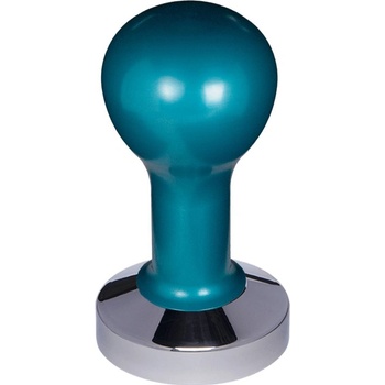 Buna Café tamper kov modrý, nerez lesk, konvexný 58 mm