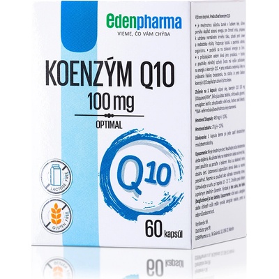 EdenPharma Koenzým Q10 OPTIMAL 100 mg 60 kapsúl