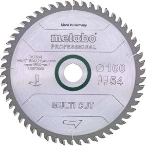 Metabo - Пилен диск Multi Cut - Professional, 160x20 мм, Z54 628073000 (628073000)