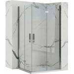 Rea Квадратна душ кабина с плъзгащи се врати Rea Molier 90x90 хром (5902557357321+5902557357321)