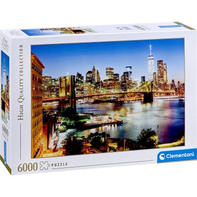 Clementoni Пъзел Clementoni от 6000 части - Светлините на Бруклинския мост (36534)