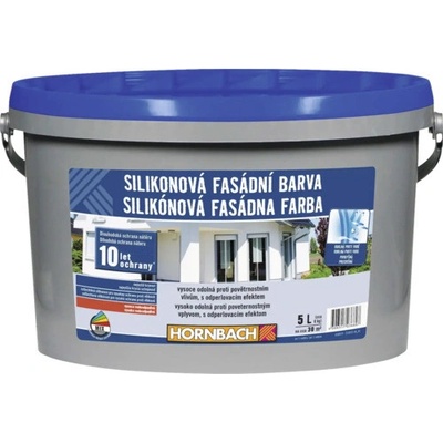 Hornbach Silikónová fasádna farba biela 5 l