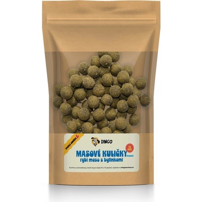 Dingo Masové kuličky — rybí maso s bylinkami 16 mm 150 g