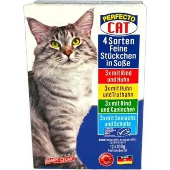 Perfecto Cat MIX pro kočky 12 x 100 g