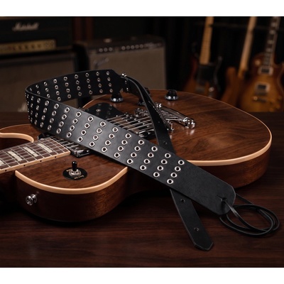 Black & metal китарен колан Дупки 4 - pas-239