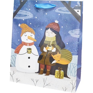 EUROCOM Подаръчна торбичка XMAS Large, 75291, 26x32x12cm (25160-А-75291)