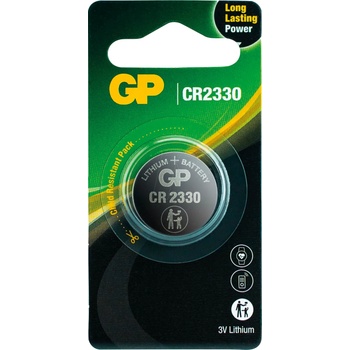 Image 1 of GP Batteries Литиева бутонна батерия gp cr-2330 3v 1 бр. в блистер /цена за 1 бр. / (gp-bl-cr2330-cpu1)