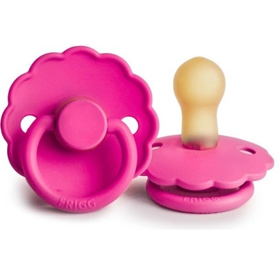 Friggg Daisy kaučuk cumlík Fuchsia 1 ks