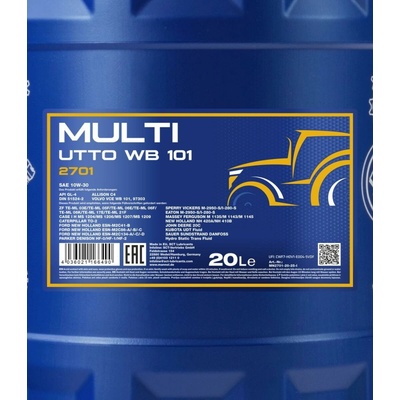 Mannol Multi UTTO WB 101 20 l