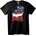 NOONEBRAND Тениска Дедпул по време на баня - 4XL, Black