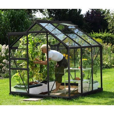 Vitavia Venus 3800 skleněný 3 mm 195 x 195 cm černý