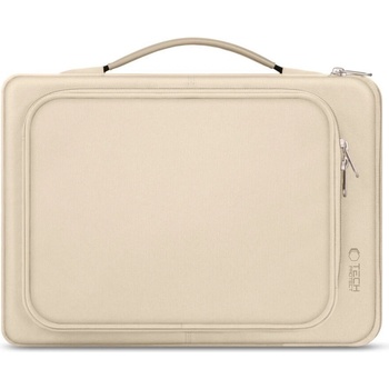 Tech-Protect Елегантна чанта за MacBook Pro 14 М1 (2021), MacBook Pro 13 и лаптопи до 14 инча - Tech-Protect Basic Laptop Bag 14 (бежов) (THP3890)