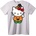 NOONEBRAND Тениска Hello Kitty Тиква - XS, White
