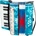 Latone AccordiStar Пиано акордеон Blue (ACCORDISTAR-SB)