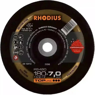 Rhodius Brúsny kotúč RS480 180 x 7,0 x 22,23 mm 210240