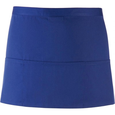 Premier Zástěra Colours PR 155 do pasu s kapsou krátká COT-39015505099 Královská modrá