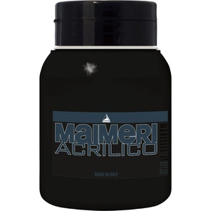 Maimeri Acrilico АКРИЛНА боя Carbon Black 537 1000 ml 1 бр (M0940537)
