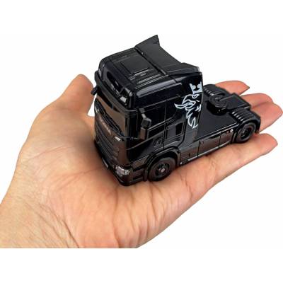 Amewi Trade GmbH RC Mini Scania 730S s návěsem RTR 1:64 proporcionální pohon 4x4 černá