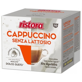 ristora Cappuccino Senza Zucchero e Senza Lattosio Capsule 10 бр. Кафе капсули Dolce Gusto