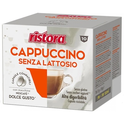ristora Cappuccino Senza Zucchero e Senza Lattosio Capsule 10 бр. Кафе капсули Dolce Gusto