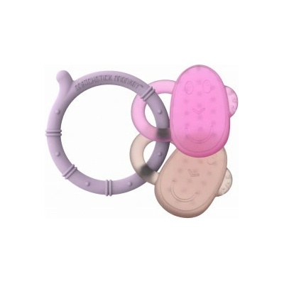 Matchstick Monkey Chladiace hryzadlo original pink & dusty pink