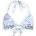 Oxbow Дамско бикини горнище Oxbow Women's Coral Bikini Triangle Top Bikini top - Lost Blue (150-5820-0112)