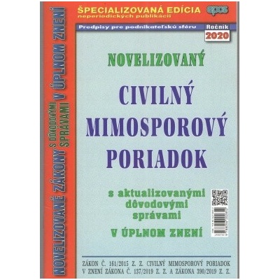 Novelizovaný Civilný mimosporový poriadok