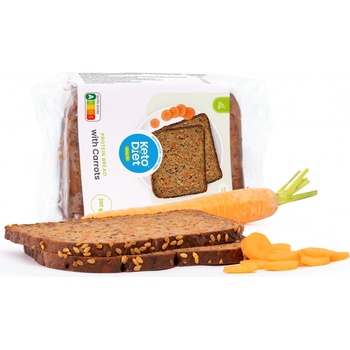 KetoDiet Proteínový chlieb S mrkvou 5 x 50 g