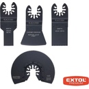 EXTOL PREMIUM Nářadí multifunkční, sada 4ks, na kov a dřevo, 8803824