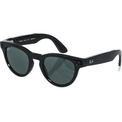 Meta RAY-BAN Meta Headliner Standard Smart Glasses Gen 2 - Shiny Black, G15 Green 0RW4013601/7150