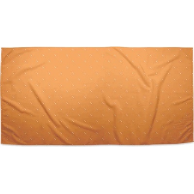 Sablio Uterák Bílé čárky na oranžové 50 x 100 cm