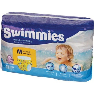 Swimmies Plienky do vody medium 12+kg 11 ks