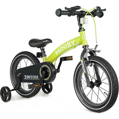 QPLAY Bicykel Miniby 3v1 Green
