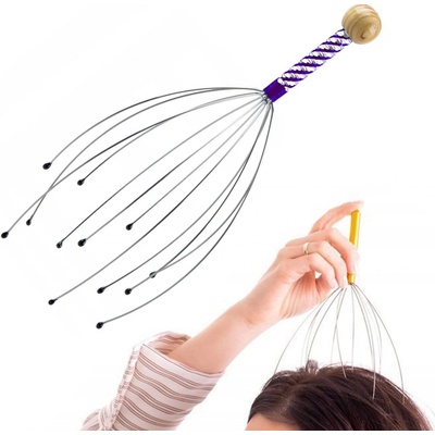 Beauty 15964 Antistresová pomôcka na masáž hlavy, fialová