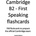 Cambridge B2 - First Speaking flashcards